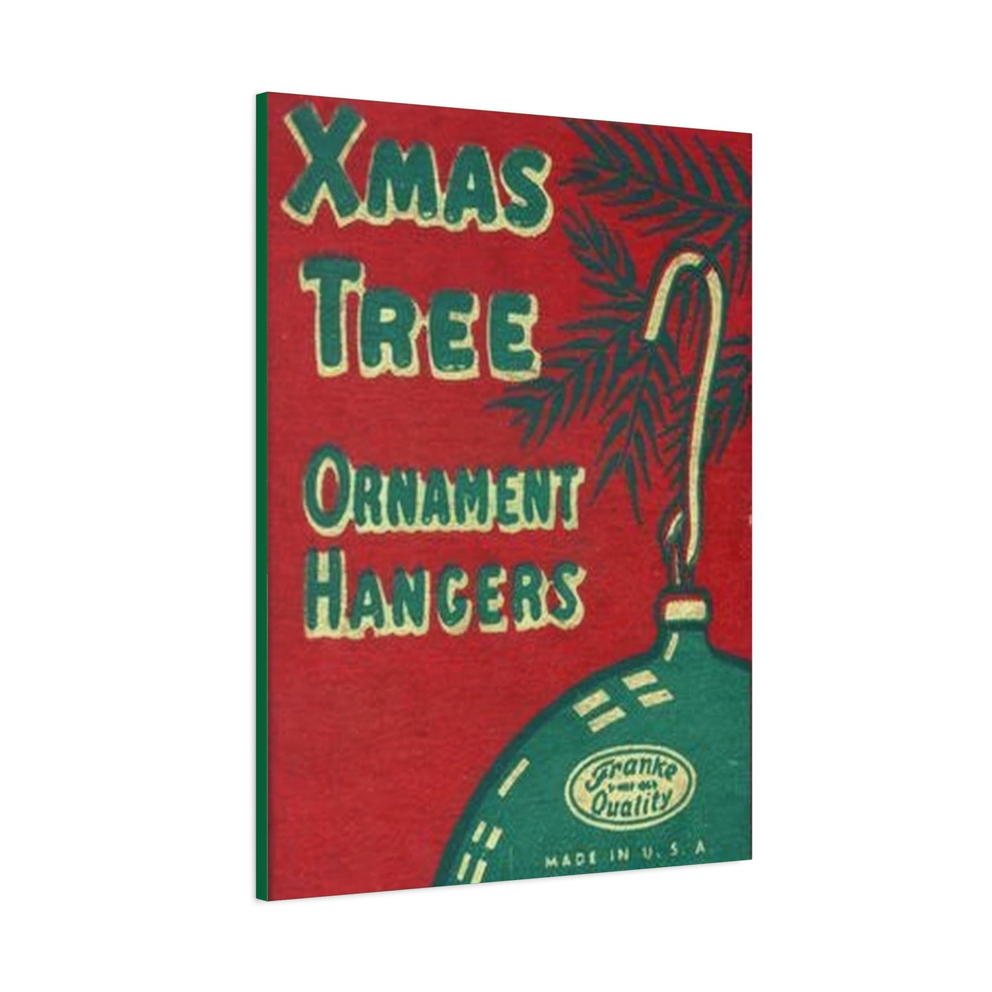 Ornament Hangers Matte Canvas, Stretched, 1.25"