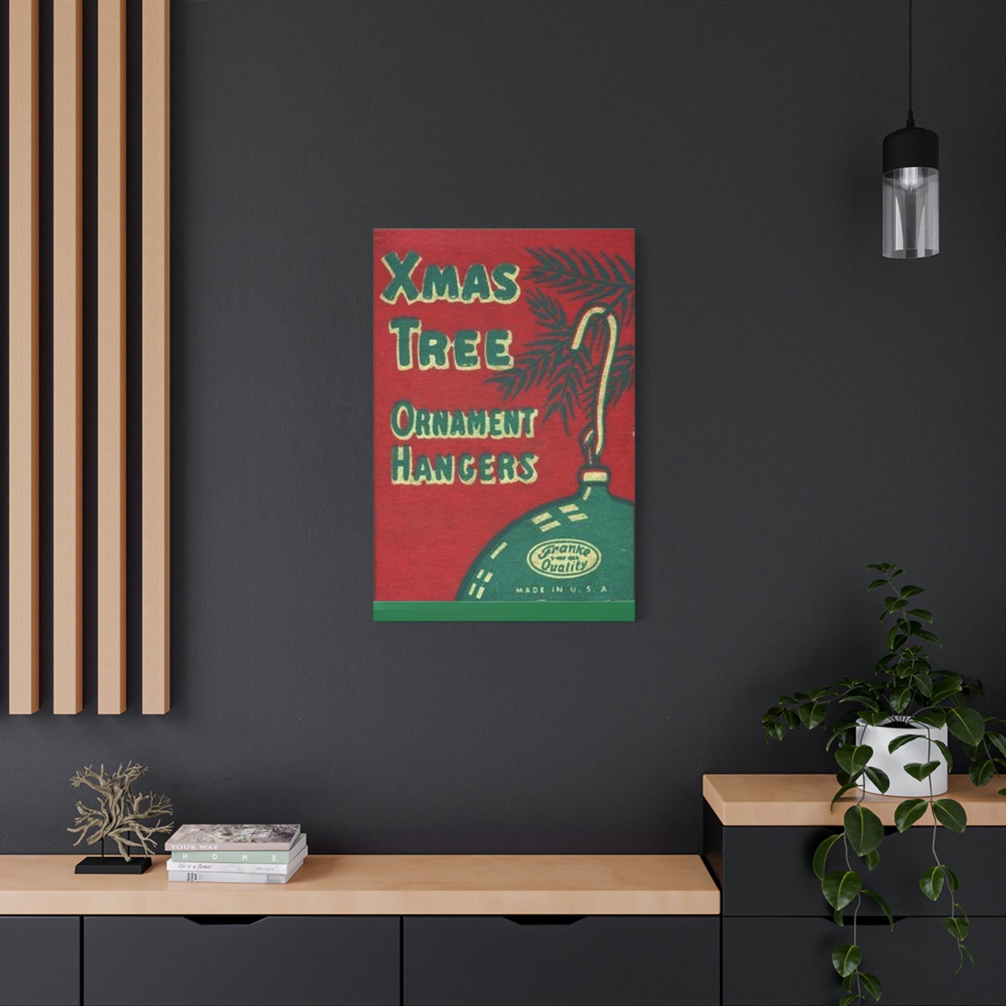 Ornament Hangers Matte Canvas, Stretched, 1.25"