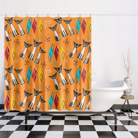 MCM Atomic Dog Quick-drying Shower Curtain