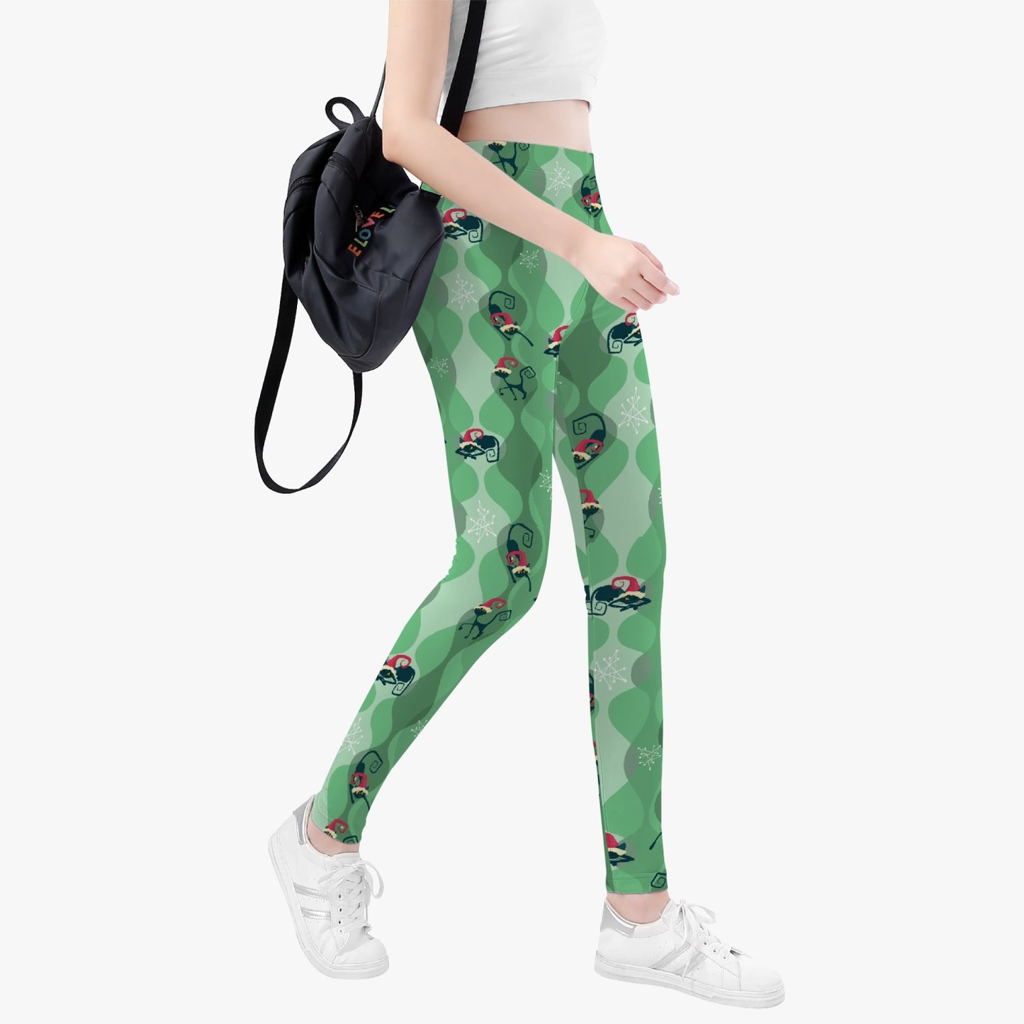 Retro MCM Atomic Cat Yoga Pants