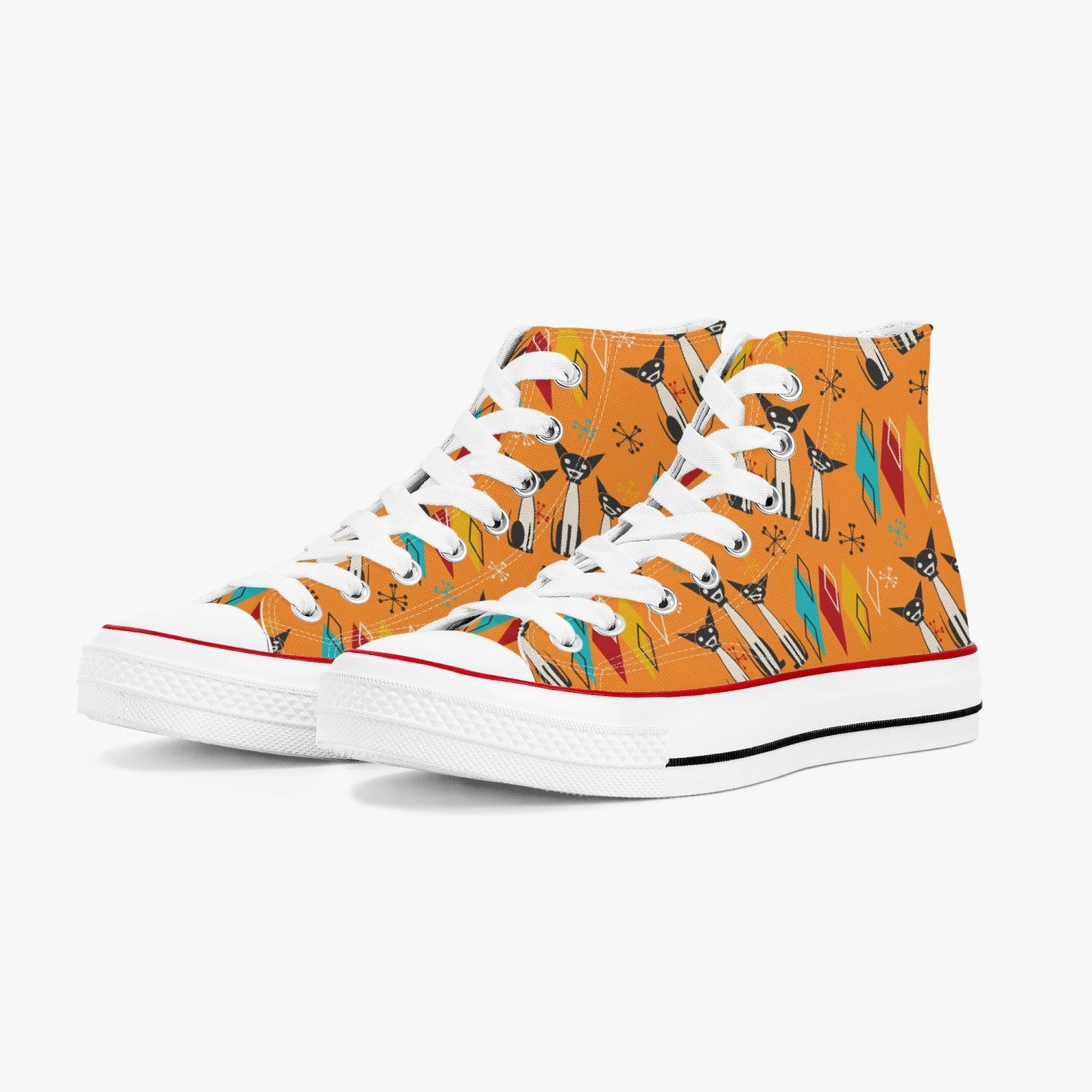 MCM Atomic Dog High-Top Canvas Shoes