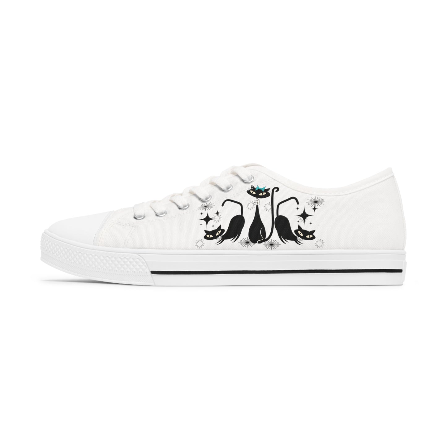 Atomic Cat Women's Low Top Sneakers- Womens Tennis Shoes