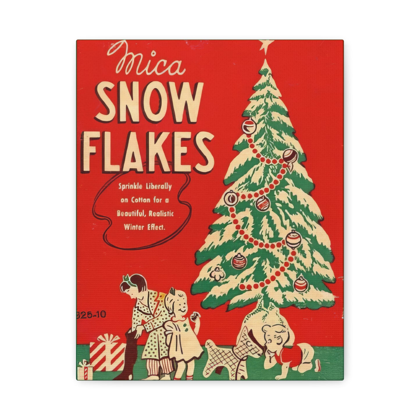 Snow Flakes Matte Canvas, Stretched, 1.25"