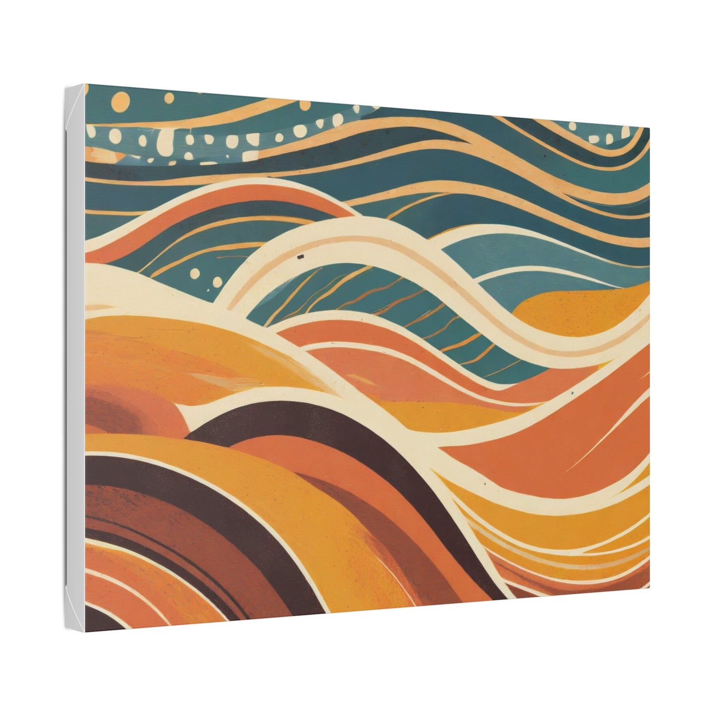 MCM Groovy Waves Canvas