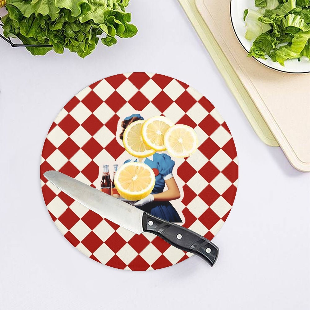 MCM Retro Tempered Glass Cutting Board