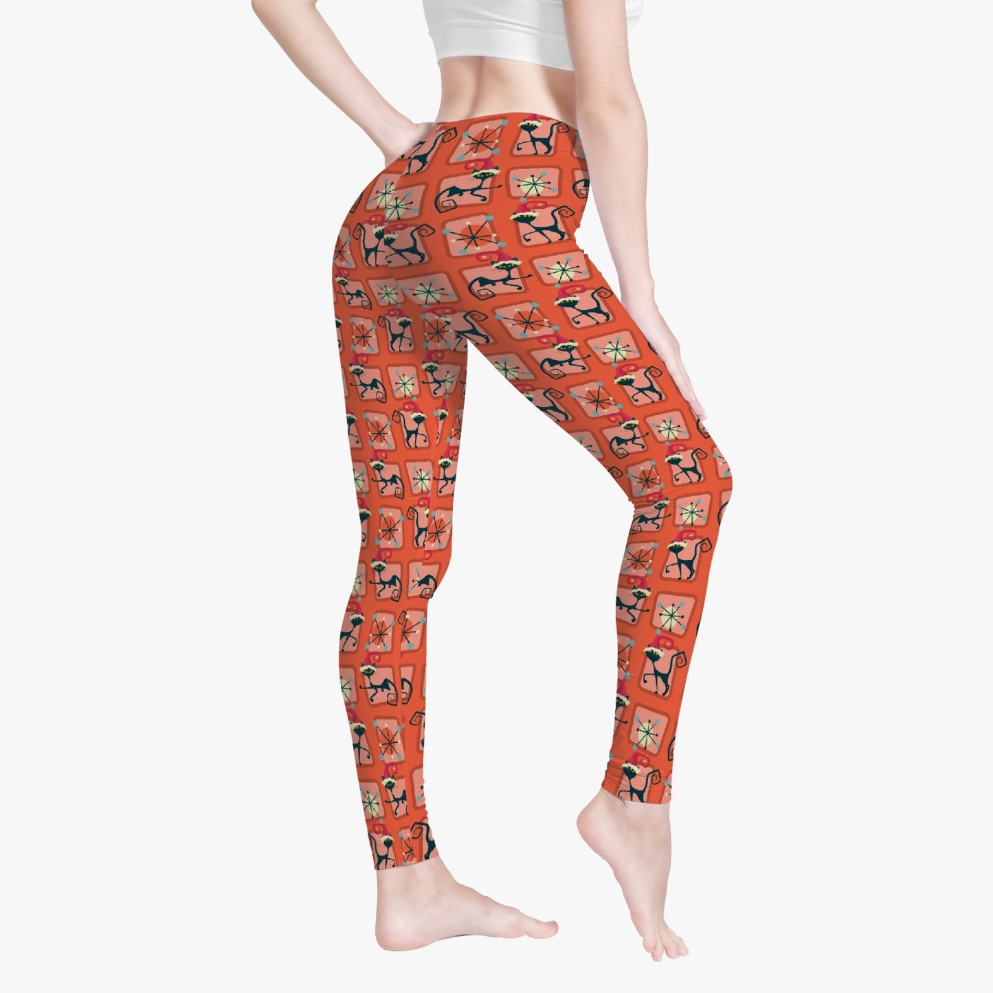 Atomic Cat Christmas Yoga Pants