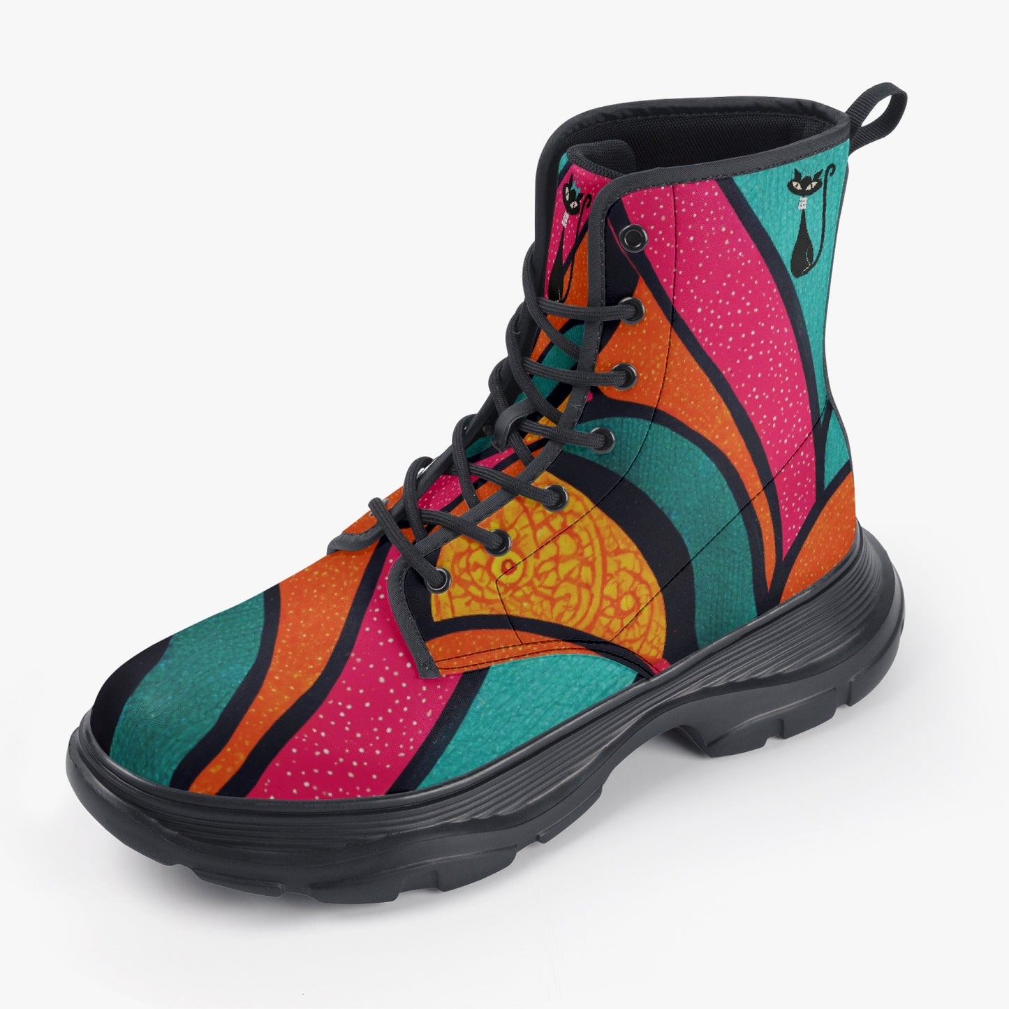 MCM Atomic Cat Leather Boots