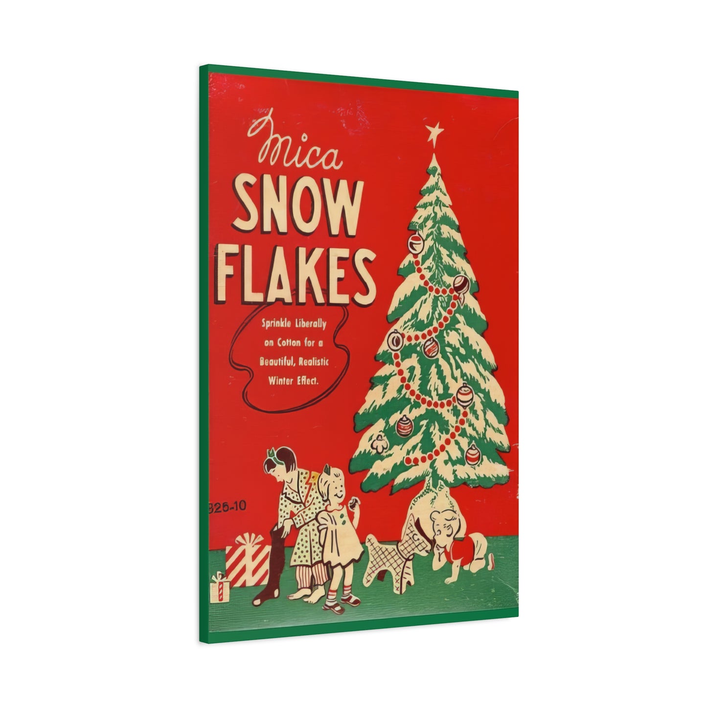 Snow Flakes Matte Canvas, Stretched, 1.25"