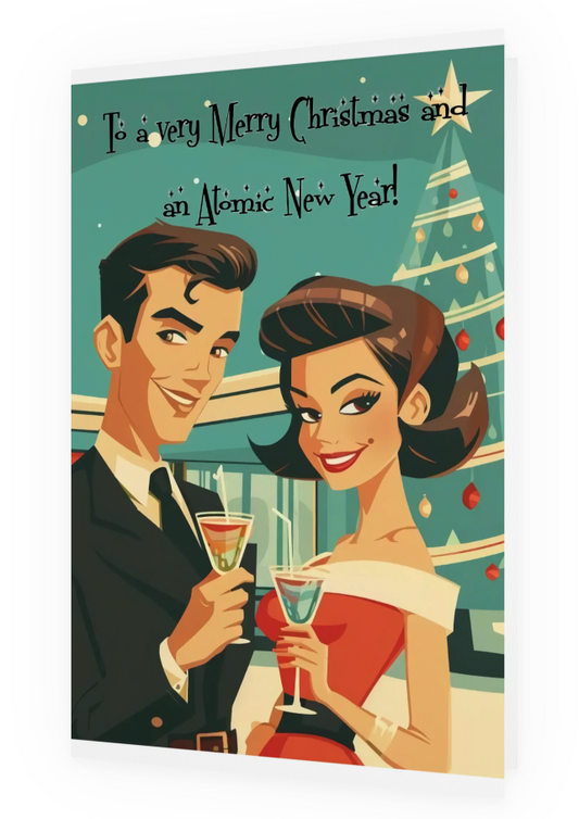 MCM Retro Christmas Cards- Holiday Cards for Business or Personal