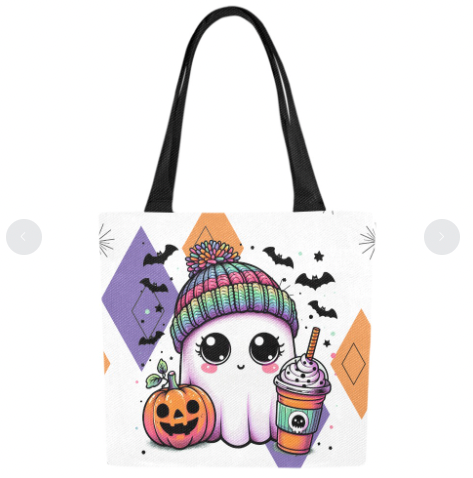 Halloween Trick or Treat Bag, MCM Tote Bag.Set of 2- MCM Carry-all handbag