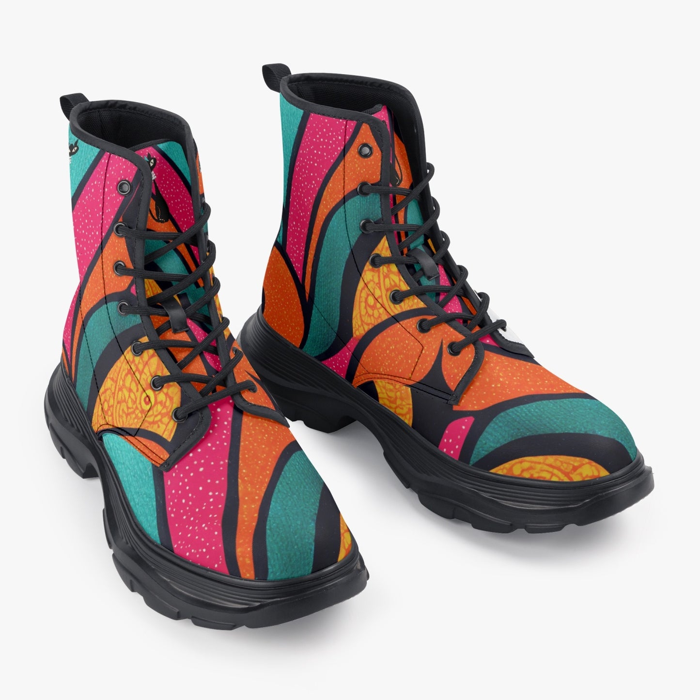 MCM Atomic Cat Leather Boots