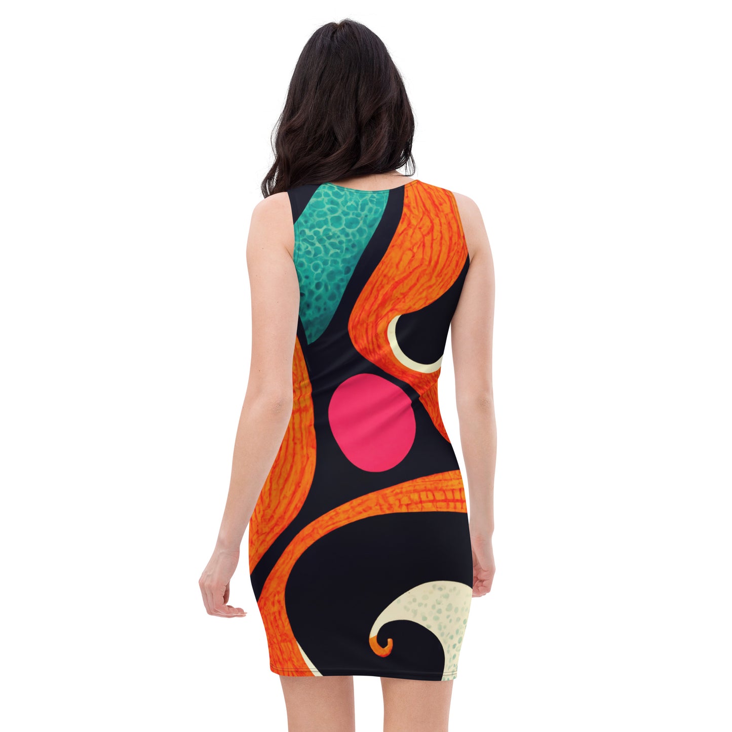 MCM Atomic Cat in Pearls Bodycon dress