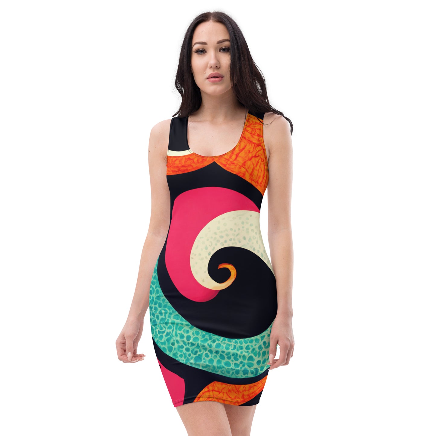 MCM Atomic Cat in Pearls Bodycon dress