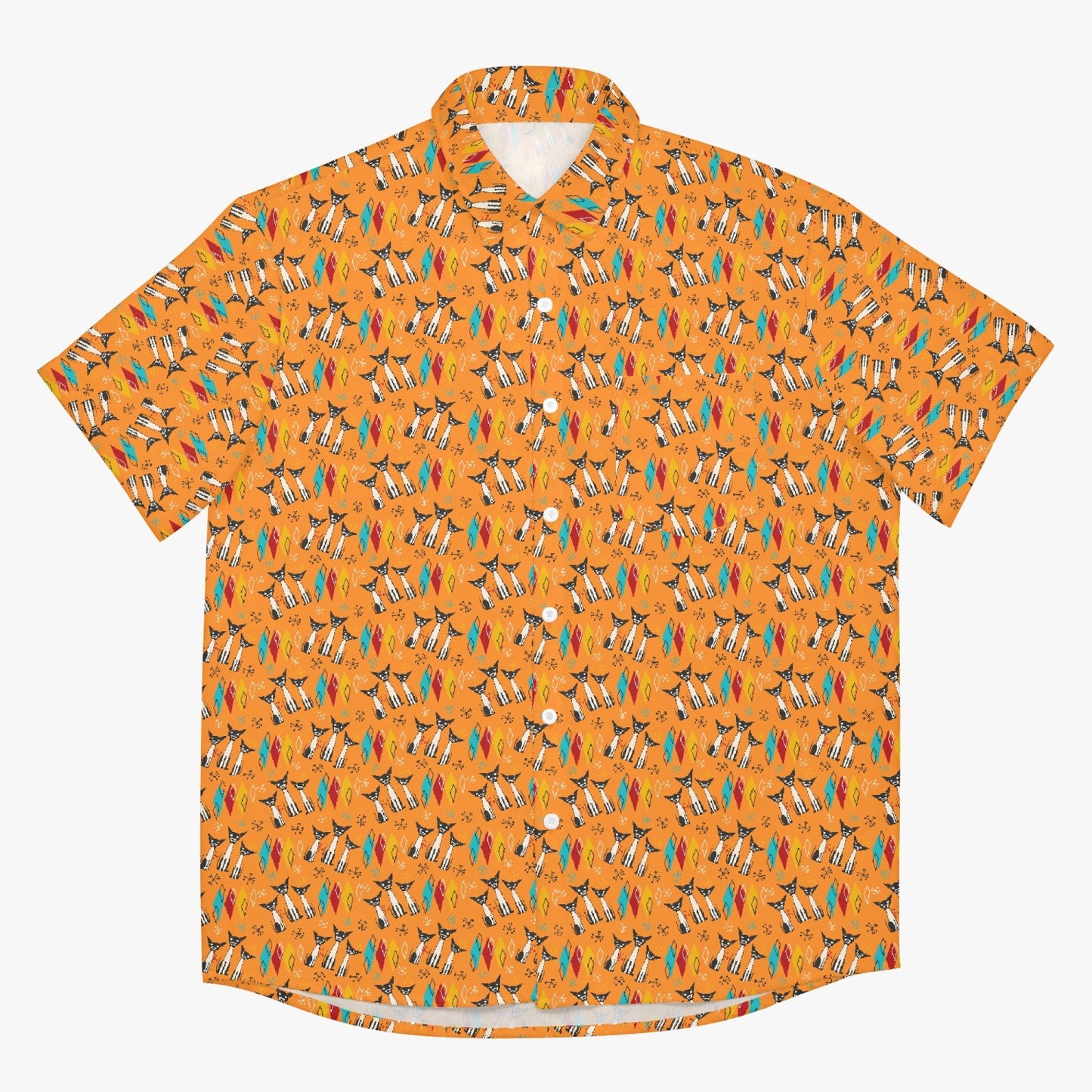 MCM Atomic Dog Casual Button Down  Shirts