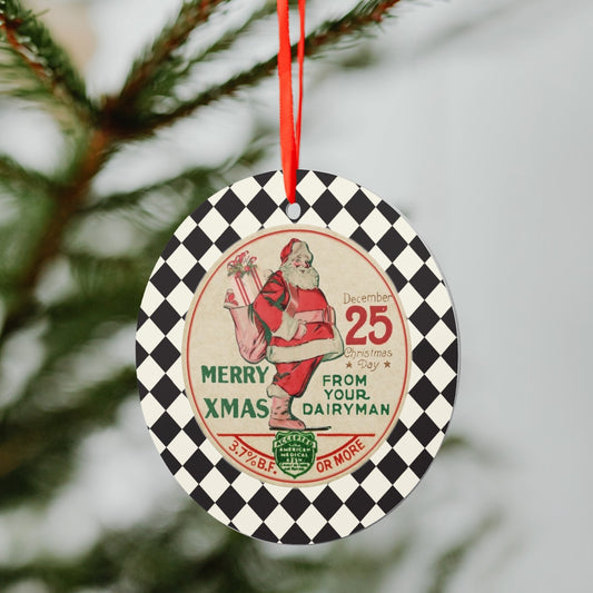 944. Aluminum Round Hanging Ornament