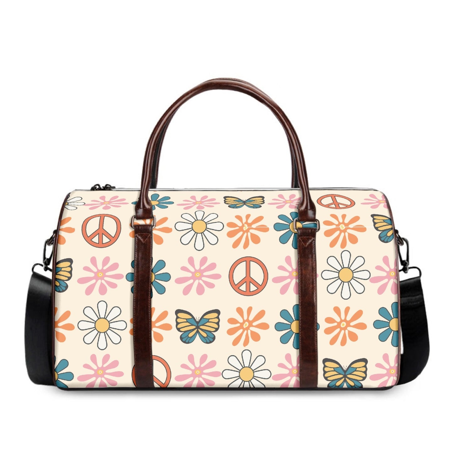 Retro Hippie Weekender Bag