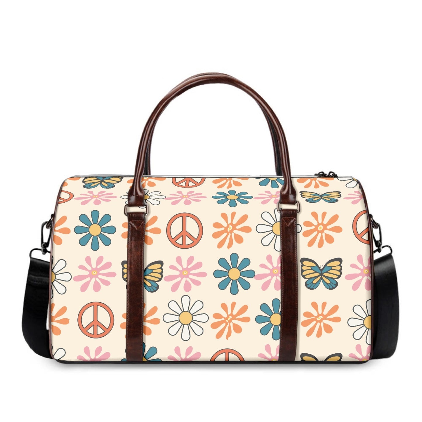 Retro Hippie Weekender Bag