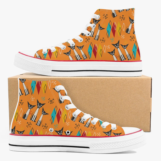 MCM Atomic Dog High-Top Canvas Shoes