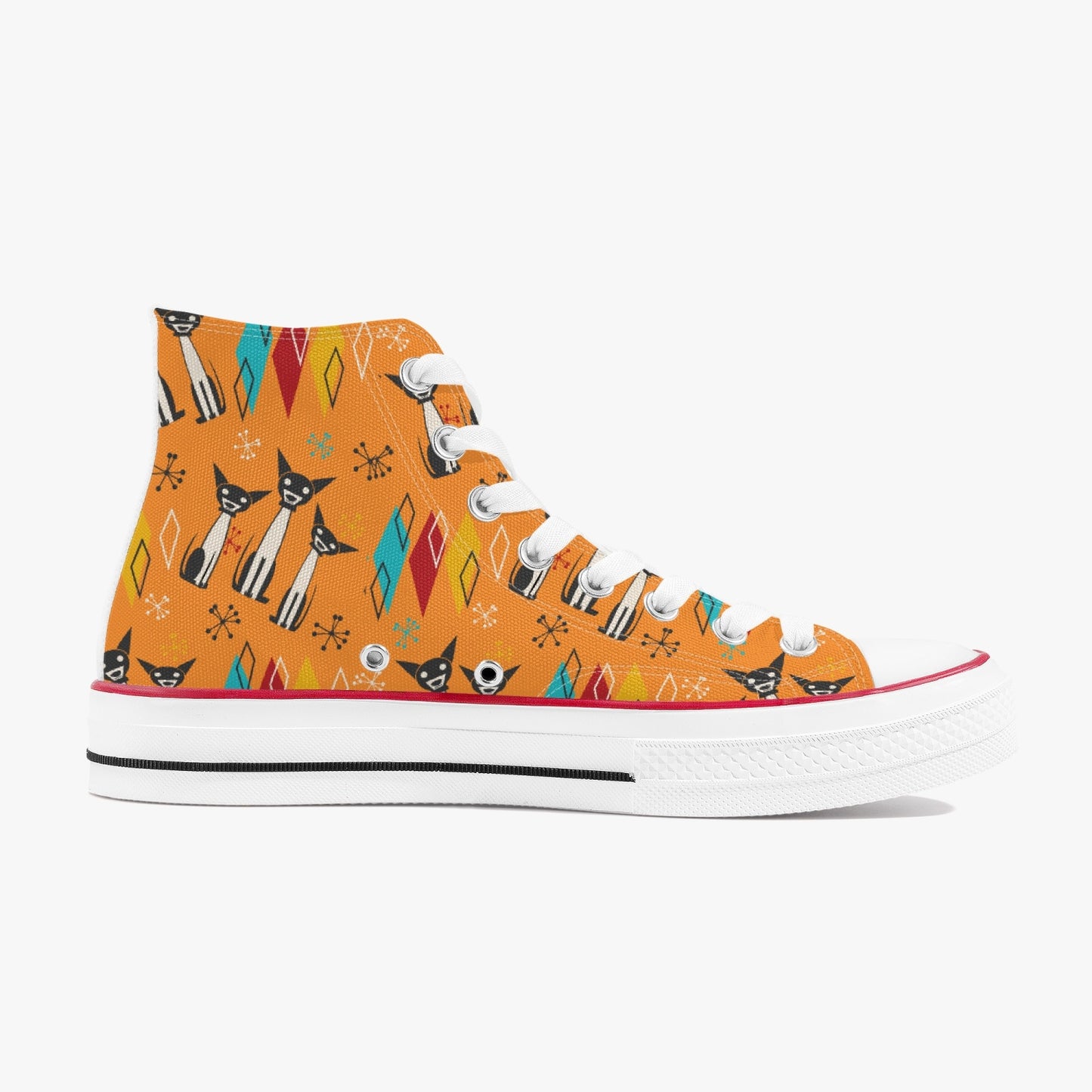 MCM Atomic Dog High-Top Canvas Shoes