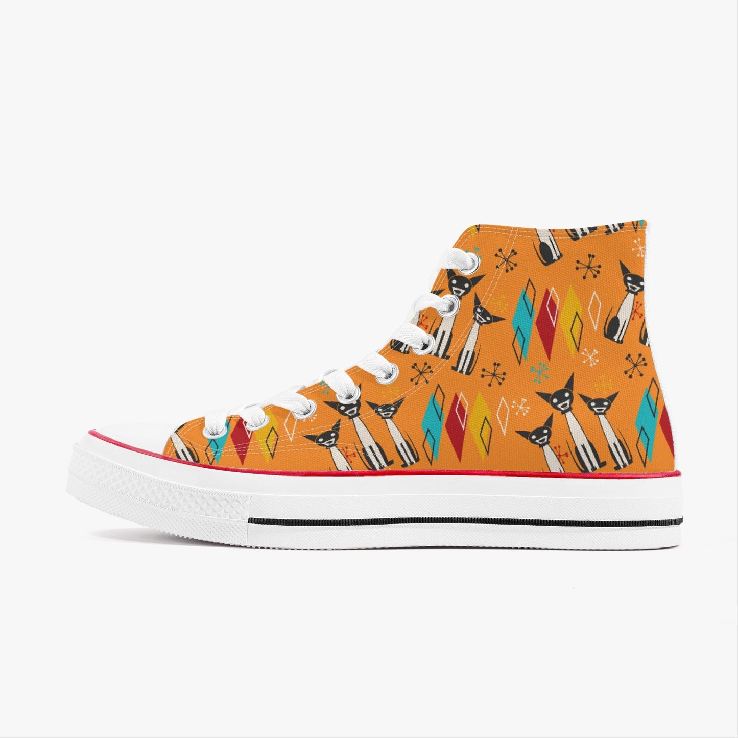 MCM Atomic Dog High-Top Canvas Shoes