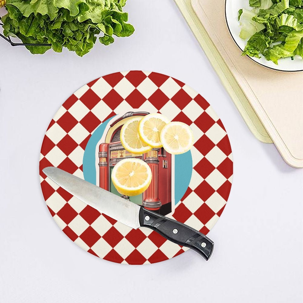 MCM Retro Tempered Glass Cutting Board