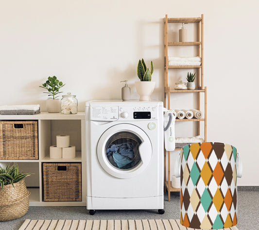 Mid Century Modern Foldable Laundry Basket